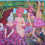 Dimitra Bouritsa, Painting the roses red, 2020