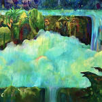 Seungkyung Oh, Waterfalls, 2022
