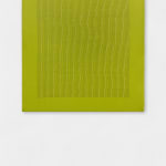 Greta SCHÖDL, Schrift auf Seide Grün [Writing on Silk Green], 2021