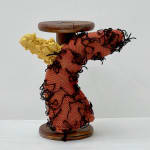 Koushna NAVABI, Untitled (Organs, rust and yellow), 1993, spool addition 2021