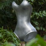 Rachel Lee Hovnanian, Body Armor (White Painted Bronze), 2016/2023