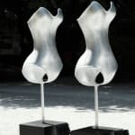 Rachel Lee Hovnanian, Body Armor (White Painted Bronze), 2016/2023