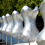 Rachel Lee Hovnanian, Body Armor (White Painted Bronze), 2016/2023