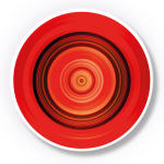 Rob and Nick Carter, AI Spectrum Circle Print, 2025