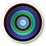 Rob and Nick Carter, AI Spectrum Circle Print, 2025