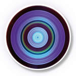 Rob and Nick Carter, AI Spectrum Circle Print, 2025