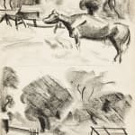 Milton Avery, Standing Nude seen from Behind, Circa 1950