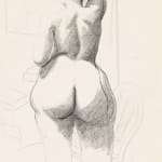 Milton Avery, Standing Nude seen from Behind, Circa 1950