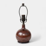 Small Brown Ceramic Lamp
