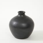 Leon Pointu, Round Black Vase