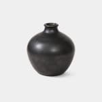 Leon Pointu, Round Black Vase