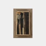 Untitled Black and Brown Modernist Painting