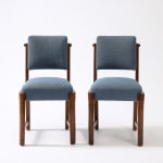 Charles Dudouyt, Set of 6 Dining Chairs