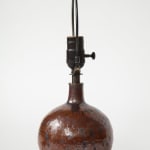 Small Brown Ceramic Lamp