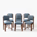 Charles Dudouyt, Set of 6 Dining Chairs