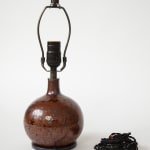 Small Brown Ceramic Lamp