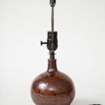 Small Brown Ceramic Lamp
