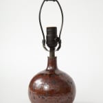 Small Brown Ceramic Lamp