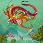 Roger Dean, Aquaventura pen sketch II 0875, 1986