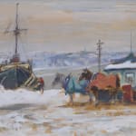 Robert Pilot 1898-1967 The Cab Stand, Quebec, 1924