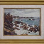 Henri Beau Ploumanac'h Cote de Bretagnecon framed