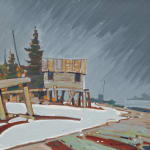 Robert Genn, Rain at Blunden Harbour, 1976