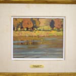 John William Beatty Autumn River with frame