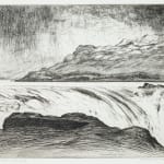 Caroline Armington, The Falls at Stora, Sweden, 5th State, 1928