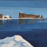 Claude Picher, Percé in Winter, c 1980