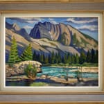 Jack Beder Snaring River Jasper National Park framed