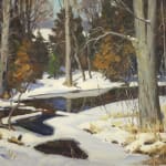 Frank Panabaker, Stream in Winter, c 1950