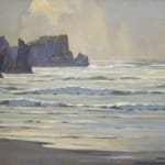 A.C. Leighton, Lake Magog, Mt. Assiniboine, c 1930