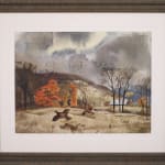 Charles Comfort, The Darling Barn in Medonte County, Ontario, 1979