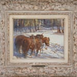 Robert Elmer Lougheed, Farm Scene near Valleyfield, Quebec, c 1960