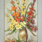 David Drum, Still Life with Glads, 1962