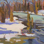 Ralph Burton, Spring Creek, Near Burritts Rapids, ON, 1977