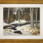Frank Panabaker, Stream in Winter, c 1950