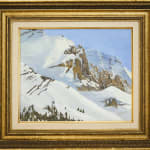 Lawrence Nickle, View Over Gorges of Athabasca & Andromeda Glaciers, AB, 1974