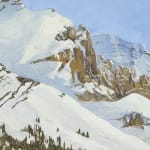 Lawrence Nickle, View Over Gorges of Athabasca & Andromeda Glaciers, AB, 1974