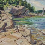 Doris McCarthy, The Rapids on Crowe River, 2000