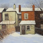 In this piece, Kasyn captures a quiet residential scene bathed in the soft, golden light of the afternoon sun.