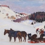 Robert Pilot, Piedmont, PQ, Sleighs, c 1938
