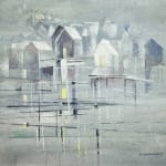 Peter Haworth, Mist on the Village, Seal Harbour, 1973