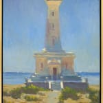 Peter Cheung, Kayak and Point Abino Lighthouse, 2024