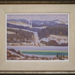 Illingworth Holey Kerr; Snow in the Hills, Turner Valley with Frame