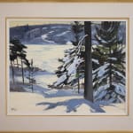 Anthony Law, After Snowfall, Williams Lake, Halifax, NS, 1981