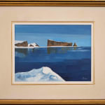 Claude Picher, Percé in Winter, c 1980