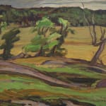 A.Y. Jackson, Barn at Emileville, Quebec, 1963