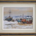 Robert Pilot 1898-1967 The Cab Stand, Quebec, 1924