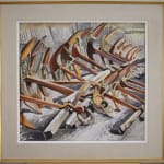 Peter Haworth, Trap Anchors, Barachois, Gaspé, 1941
